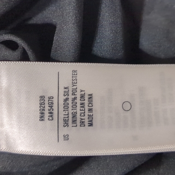 Fossil Silk Shift Brown Dress Swan Polka Dot Size XS - Picture 5 of 12